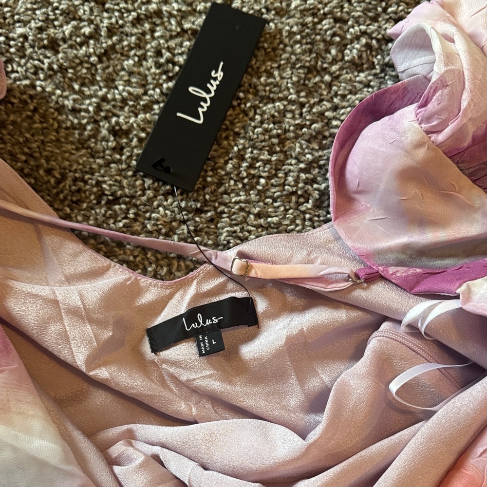 Lulus siya lilac cowl neck dress - Picture 6 of 8